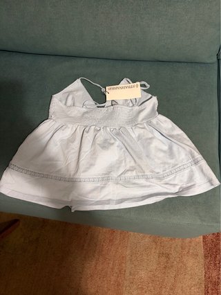 Top Stradivarius azul claro Talla S
