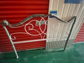 Cabecero forja blanco cama matrimonio