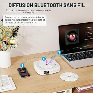 Reproductor CD WOLFANG WDV04 Bluetooth