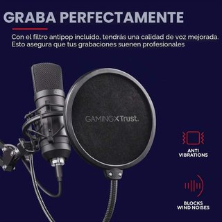MICRÓFONO TRUST GXT 252 EMITA PLUS USB