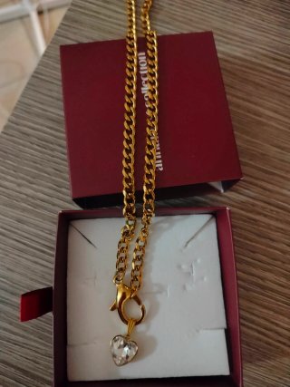 Collana nel mondo di alice acciaio 316 moschettone