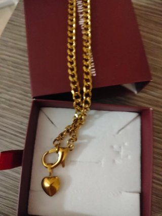 Collana nel mondo di alice acciaio 316 moschettone