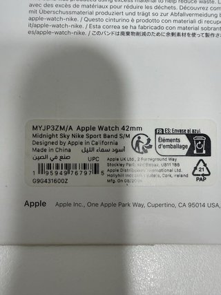 Correa Apple Watch Nike Sport Band