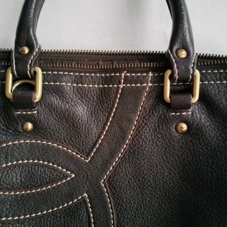 Bolso Piel Purificación García Marrón