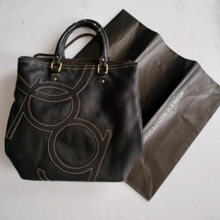 Bolso Piel Purificación García Marrón