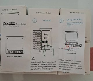 6x Interruptor WiFi Tuya 16A DIY Mini NUEVO