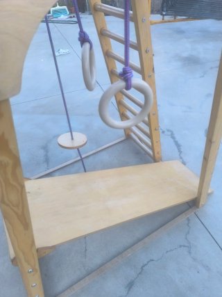Columpio psicomotricidad madera niños