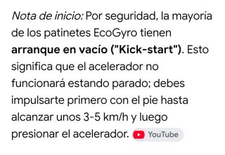 Patinete Eléctrico Ecogyro GScooter S8 Plegable