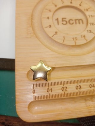 Pendientes Aro Estrella Xuping Oro Laminado