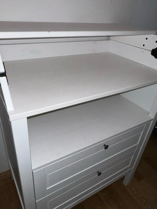 Mueble cambiador bebé blanco