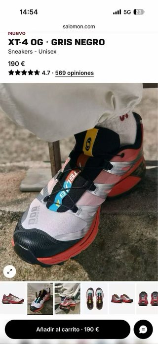 Salomon XT-4 OG unisex sneakers