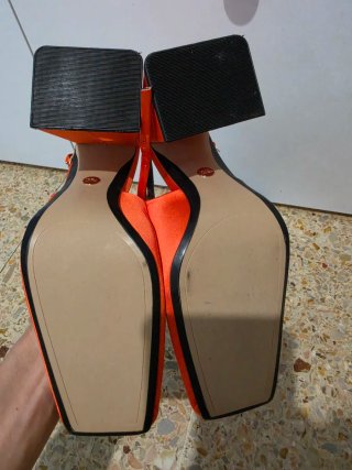 Sandalias Zara Talla 35 Naranja
