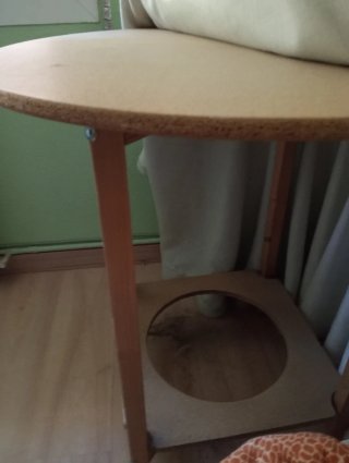 Mesa camilla redonda madera