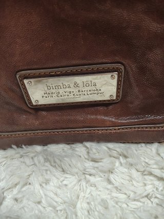 Bolso Bimba y Lola Piel Cabra Marrón