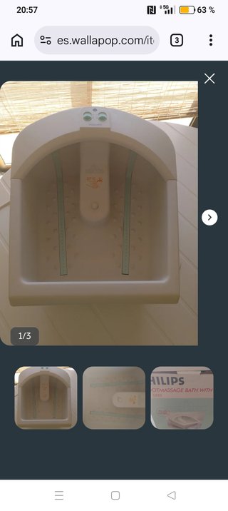 Bañera Hidromasaje Pies Philips