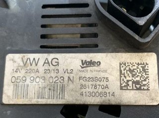 Alternador volkswagen 60659 059903023n touareg 7p5