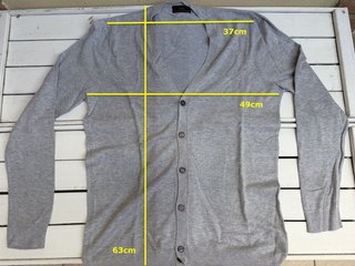 Maglia Cardigan Uomo Zara Tg. M Grigio