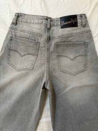 Jeans wide leg grigi nuovi