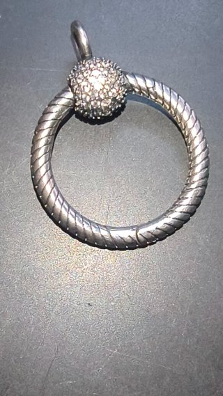 Colgante Pandora Corazón Aro 925 S Plata