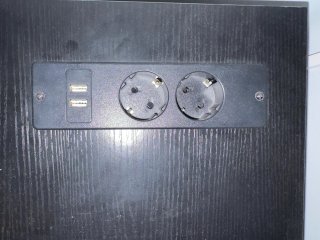 Escritorio Negro L Metal Madera