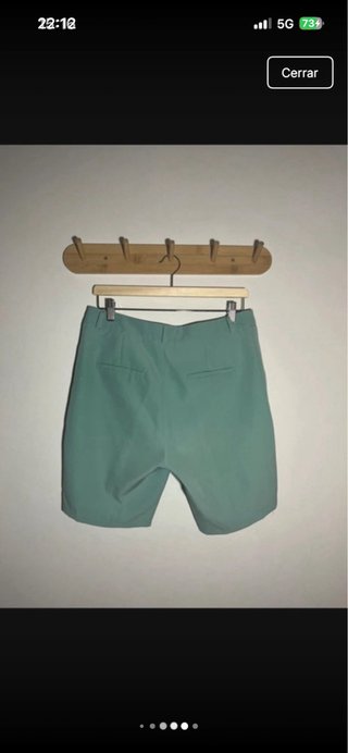 Traje de chaqueta y pantalón corto verde