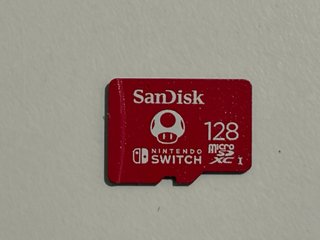 Nintendo Switch con ampliación de memoria sandisk