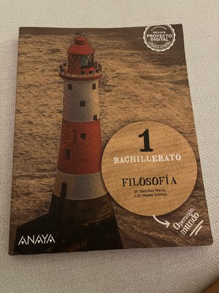 Filosofía 1 Bachillerato ANAYA