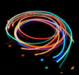 Cordones leds luminosos dos pares zapatillas son 2