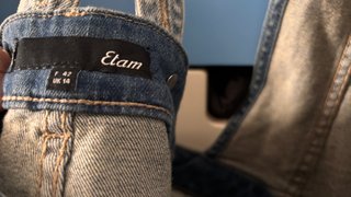 Peto corto tejano Etam. Talla 42