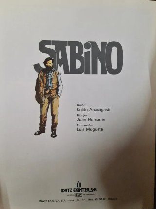 Comic Sabino Arana.
