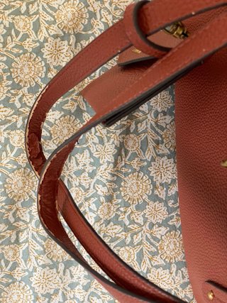 Bolso reversible Guess shopper marrón/rosa