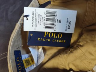 Gorra Ralph Lauren Beige Nueva