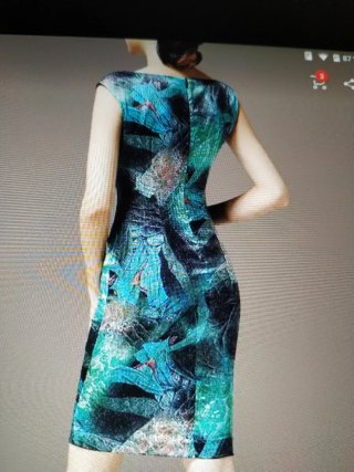 Vestido de fiesta estampado
