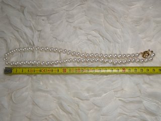 Collar vintage perlas cierre flor (Num. 8)