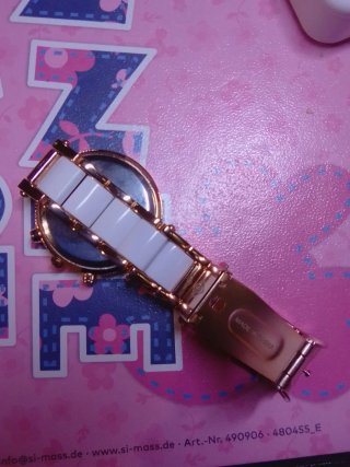Reloj Timothy Stone Dorado y Blanco