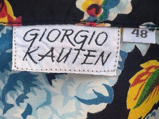 Vestido vintage Giorgio Kauten floral 90s