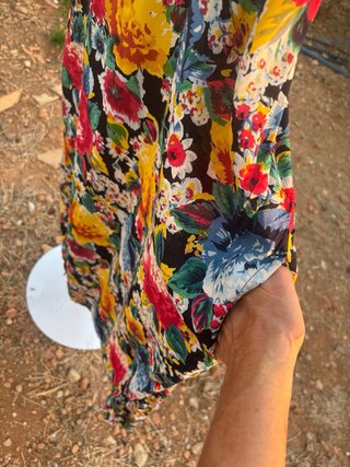 Vestido vintage Giorgio Kauten floral 90s