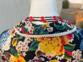 Vestido vintage Giorgio Kauten floral 90s