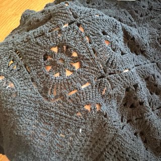 Top Mulaya Crochet Negro nuevo con etiqueta