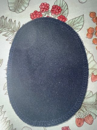 Parches para pantalones azul oscuro Son 4