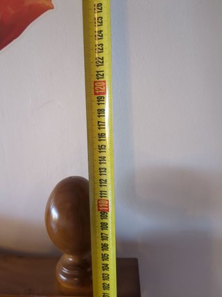 2 Cabeceros pino barnizado cerezo, cama 90cm