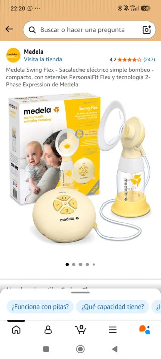 Sacaleches Medela Swing Flex