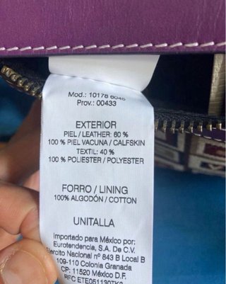 Bolso Roberto Verino Multicolor y Morado