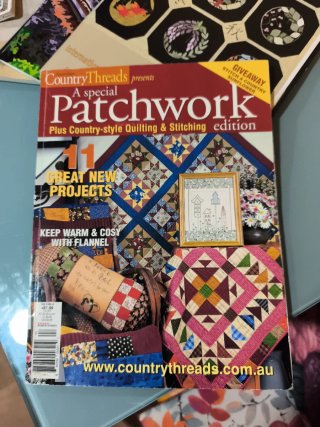 Lote 5 revistas patchwork
