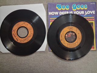 Bee Gees, Andy Gibb y Robin Gibb: lote 8 vinilos