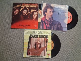 Bee Gees, Andy Gibb y Robin Gibb: lote 8 vinilos