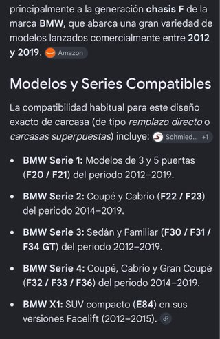 Carcasas Espejo Fibra para Bmw