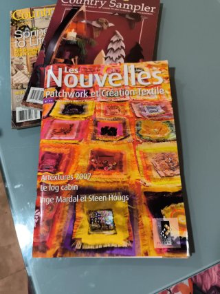 Lote 5 revistas de patchwork