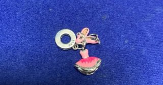 Charm Zapatillas Ballet Bailarina Pulsera collar