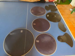 Parches sordos Pearl para batería